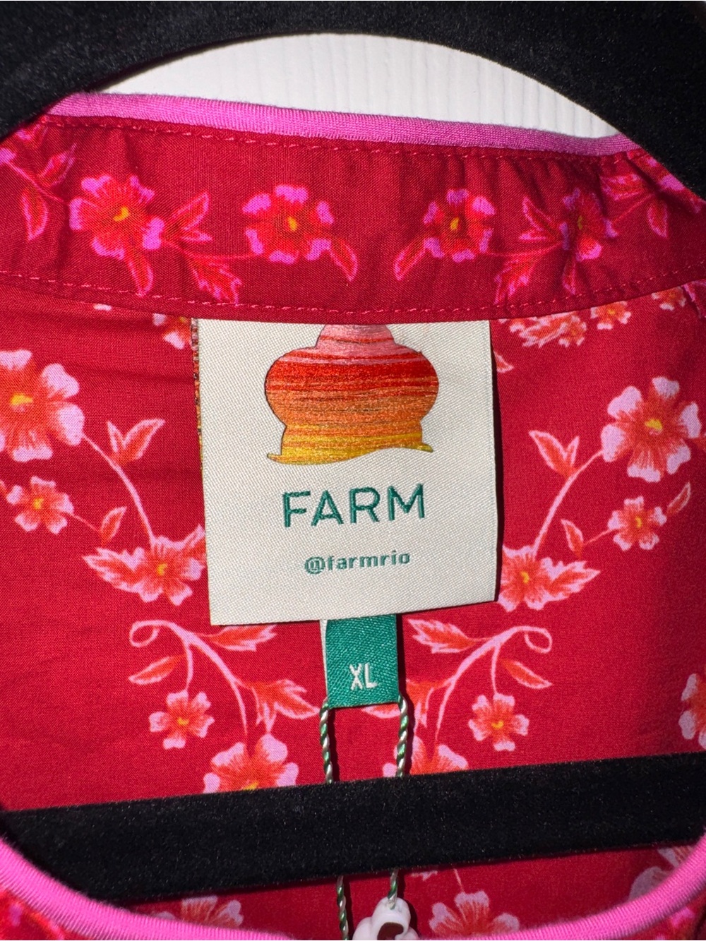 NWT FARM Rio Red Olivia Mini Dress - Picture 12 of 16